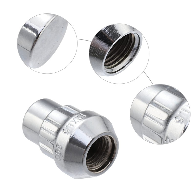 X AUTOHAUX Car Wheel Lock Wheel Nuts Set M12 x