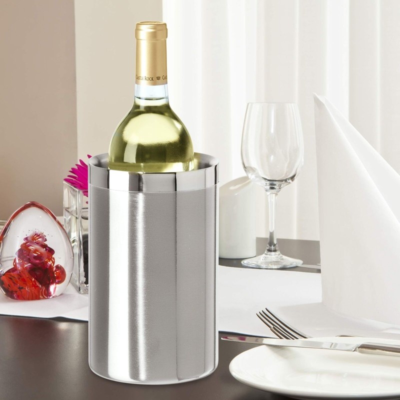 OGGI Stainless Steel Double Wall Wine Cooler - Insulated Tabletop