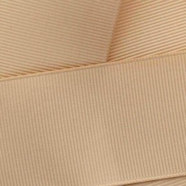 1/4" Grosgrain Ribbon Solid 835 Tan 10yd