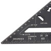 Aluminum Alloy Triangle Angle Protractor, 7 Inch Layout Tool, Layout