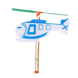 ieron Rubber Band Helicopter 3 Pack Elastic Band Aircraft for DIY Educational Toys Making STEM Projects Gifts - Random Colors and Styles