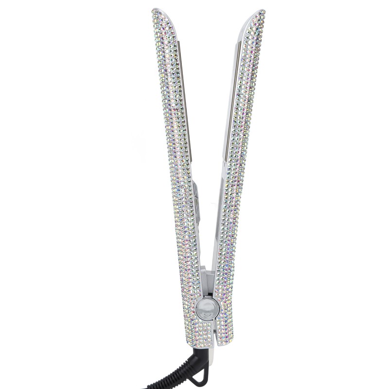 150W Hair Straightener Rhinestone Electric 2 in 1 Faster Shape