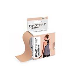 Pinotape Therapy Kinesiology Tape 5 cm x 5 m Cotton Light Beige Skin-Coloured Pack of 2