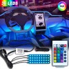 CHUSYYRAY RGB LED Car Interior Fiber Strip Light Atmosphere Ambient