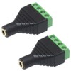 KAUMO 3.5mm Stereo Mini Jack 4 Pole Screw Terminal Gold