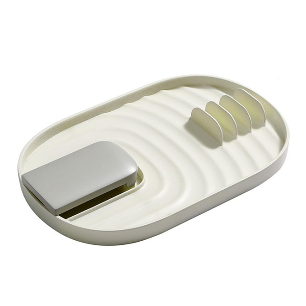 Soulnioi Spoon Rest Cooking Spoon Holder with Lid Holder, Pot