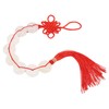 White Jade Pendant Pure Color Eight White Jade Chinese Knot