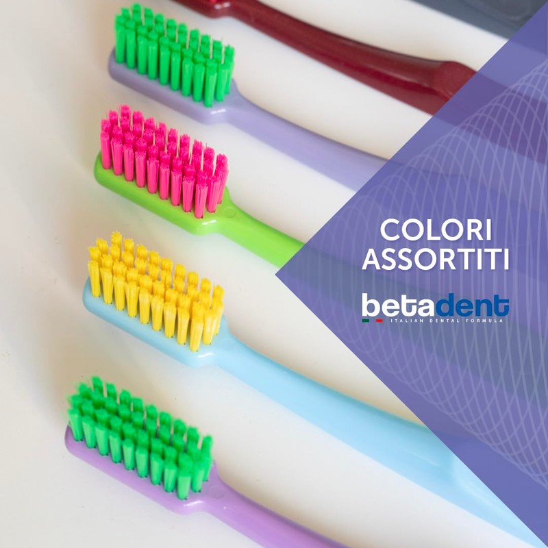 Betadent 1 SPAZZOLINO HARD. Setole dure con punte arrotondate per