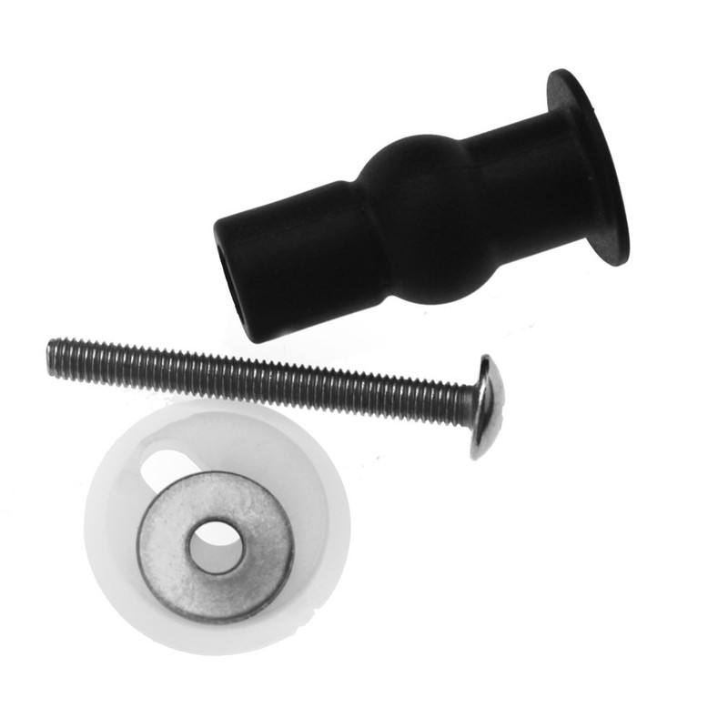 Micro Trader 2pcs Toilet Top Cover Lid Seat Fixings WC