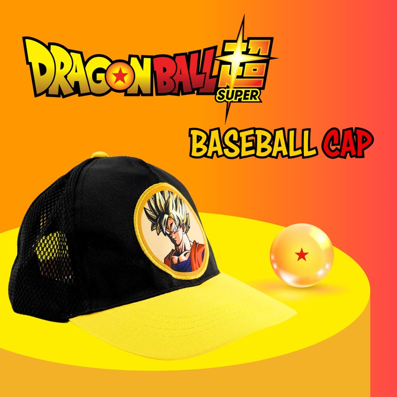 Dragon Ball Z Baseball Cap, Super Saiyan Baseball Cap in