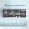 Wireless Keyboard Mouse Combo, 2.4G Compact and Ultra Slim Wireless