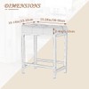 Levoberg Bar Stool Cover Rectangle Waterproof PU Counter Height Barstool