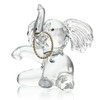 QFkris Crystal Elephant Ring Holder for Women, Engagement Wedding Ring