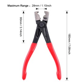 Swpeet Multi-purpose Heavy Duty CV Boot Hose Clip Pliers Clic & Clic-R Type Swivel Drive Shaft Angle