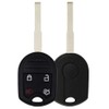 AKS KEYS Replacement for Ford Fiesta Key Fob 4 Buttons