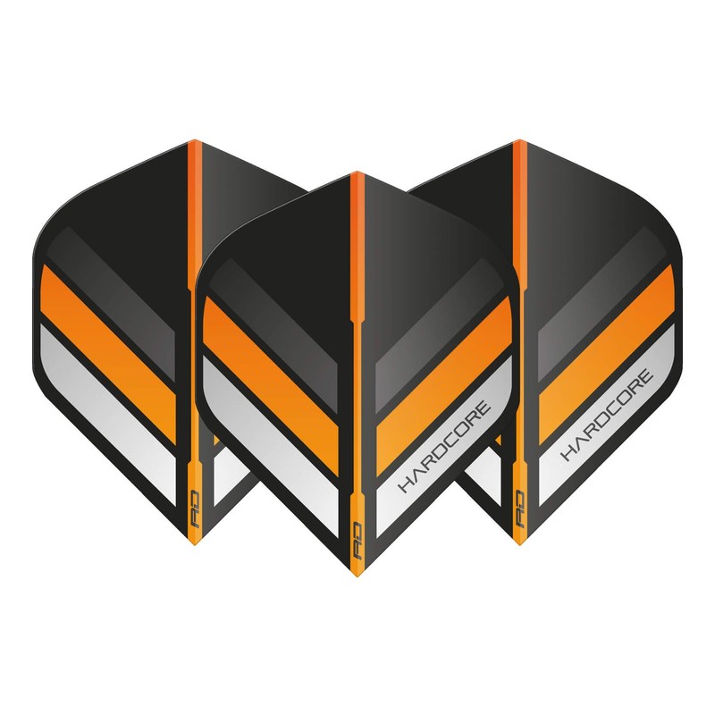 RED DRAGON Hardcore XT Black and Orange Stripe Extra Thick