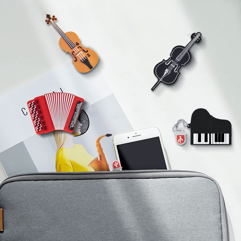 BorlterClamp 32 GB USB Flash Drive with Cute Musical Instrument