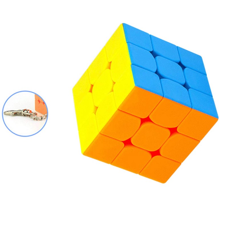 FAVNIC Key Chain Magic Cube Cute Fashion 3x3x3 Keychain Magic