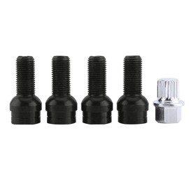 4+1 Wheel Bolt and Lock Nut with Key for 4 MK4 B5 1998-2005 8D0601139F