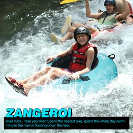 River Tube for Floating Heavy Duty Rubber River Tube, Sledding Float | Pool Closing Inner Tube | Truck Inner Tubes River Run Tubes for Floating Heavy Duty River Tubes for Floating (Light Blue)