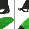 UPSURF Surfboard Single Fins Fiberglass Longboard Green Honeycomb+Carbon 8Inch Surfing