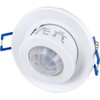 Flush-Mounted Motion Sensor Swivelling Suitable for LED