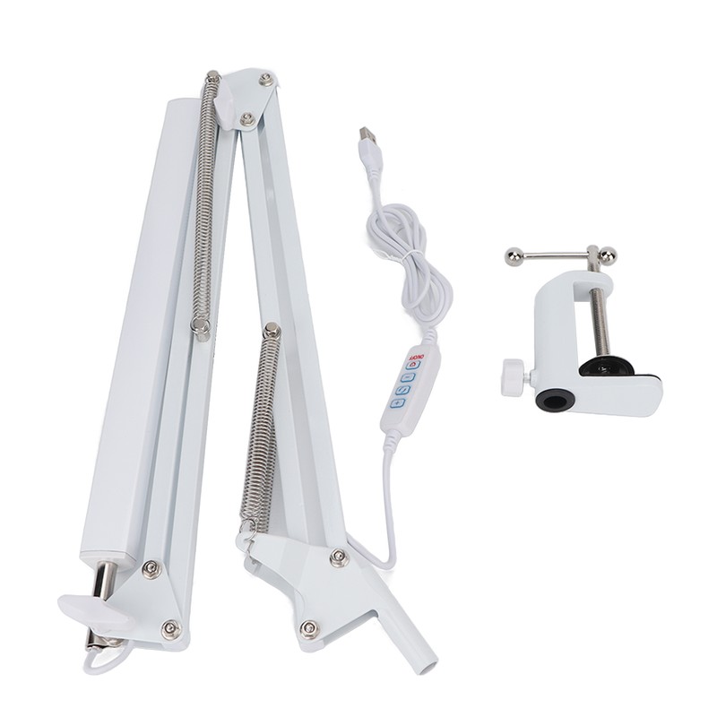 LED Swing Arm Lamp Adjustable Eye Caring Student Reading Desk