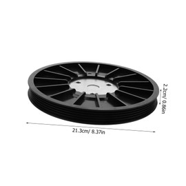 Abaodam Fitness Bike Belt Pulley Accessory Belt Drive Disc for Indoor Cycling Enhanced Workout Performance Easy Installation Compatible Dynamic Exercise Bikes