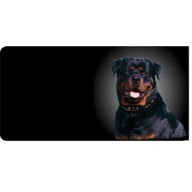 Rottweiler Dog Photo License Plate Free Personalization on This Plate