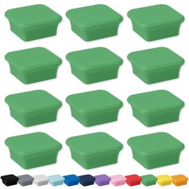 Glassboard Studio MiniBar Magnet - Strong Neodymium Rare Earth Magnets - Fridge, Whiteboard, Locker & Magnetic Glassboards - Ideal for Crafting & Office Use - Strong Fridge Magnets (Spring Green, 12)