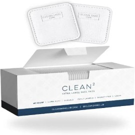 Extra Large Reusable Cotton Face Pads – Triple Layer Soft Textured Makeup Remover Pads, Organic Cotton Skincare Pads for Gentle Cleansing & Daily Use