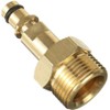 Gold High Pressure Washer Adapter, Hose Adapter Quick Connect, Brass