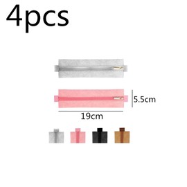 Naisfe Pen Holder for Notebook, Zipper Journal Pen Holder with Elastic Band, Notebooks, Binders, Planners, Tablet Covers, Pen Pouch Sleeve Pencil Holder (4pcs)