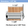 Cabinet Locks with Keys, 1-1/2" Long Cam Lock Keyed Alike,