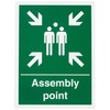 Seco Assembly Point Sign, 150mm x 200mm - 1mm Semi