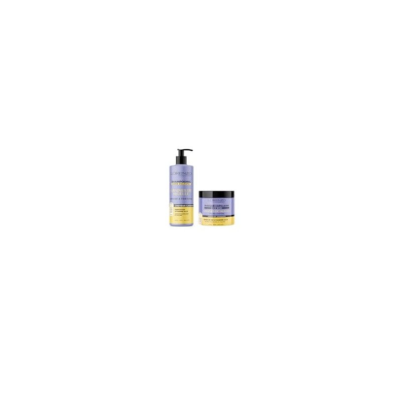 Lorenzo - Pflege-Paket - Shampoo und Maske mit Nigella-Samen- 2x500