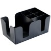 AMGSH 1 Pack 6-Compartment Bar Caddy Napkin & Straw Holder