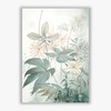 Whispering Botanicals No.1 – Minimal Leaf Study in Green and