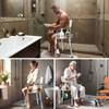 DELLAN Hanging Shower Caddy, Shower Rack with Hooks for Shower