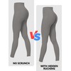 Sunzfly Invisible Butt Scrunch Workout Leggings with Pockets for Women,