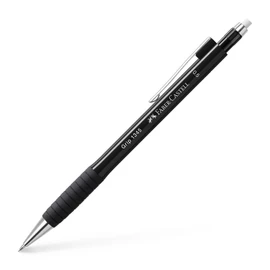 Faber-Castell Grip 1345 205023 Mechanical Pencil Set Black, 3 Pieces, Hardness Grade B, Lead Thickness 0.5 mm, with Integrated Eraser
