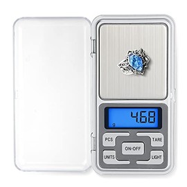 Balanza de Bolsillo Portátil, MTQ Digital Báscula de Precisión, Mini Cocina Bascula,Balanza Digital Electrónica para Alimentación, Joyería y Más, Pantalla LCD Herramientas de Medición de Cocina Portátiles de Precisión (500 * 0.1g)