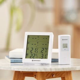 Bresser Temeo Hygro Quadro Thermometer with 3 Outdoor Sensors