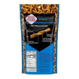 Dot's Pretzels Southwest Seasoned Pretzel Twists, Healthy Kids Snacks, 16oz Bag
