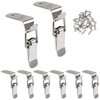 Lesnala 8 Pcs Stainless Steel 90 Degree Spring Toggle Lock