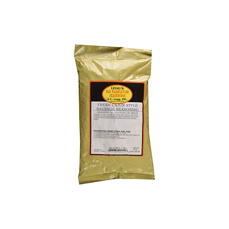 A.C. Legg Fresh Cajun Style Sausage Seasoning