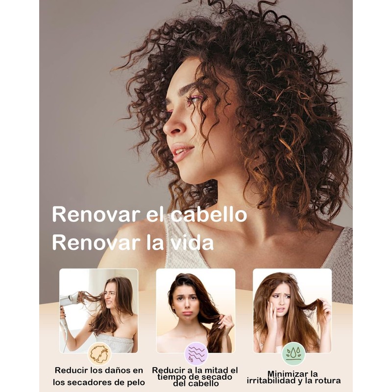 2 Piezas Toalla Microfibra Cabello, Toalla para Cabello, Toalla De