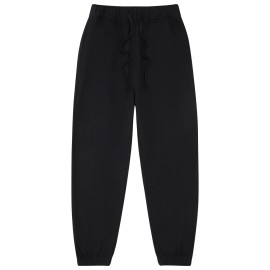 Casual Commute Drawstring Relaxed Oversized Custom Men Sweatpants Baggy and Hoodie SetSize: S, Color: Black