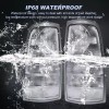 QCL-Autoparts Pair White Clear Tail Lights For 1999-2007 GMC Sierra