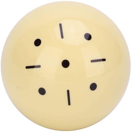 Champion 2-1/4" Billiard Practice Training Pool Cue Ball (6 dot, 16 Balls/Box, Purple, Black, Green, Blue, Red (Black dot)